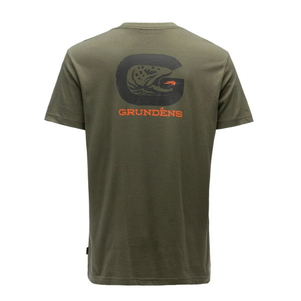 Grundens G Trout LS Tech Tee Forest