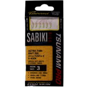 SureCatch Ultrathin 6 Hook Sabiki Green Dot White Flasher Rig 