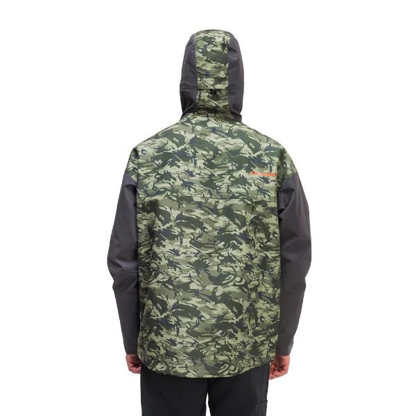 Grundens Buoy X Gore Tex Anorak Camo Green Anchor