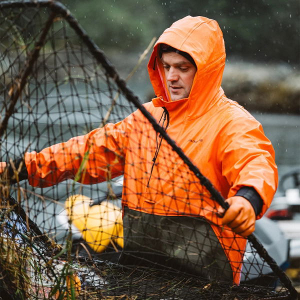 Grundens Charter Jacket White Squall