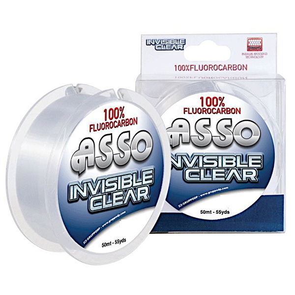 Asso Invisible Clear Fluorocarbon 50m Spool