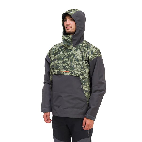 Grundens Buoy X Gore Tex Anorak Camo Green Anchor