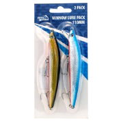Jarvis Walker Minnow Lure 110mm 2 Pk
