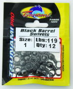 Black Barrel Swivels