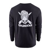 Grundens Zero Shucks LS T-Shirt Black