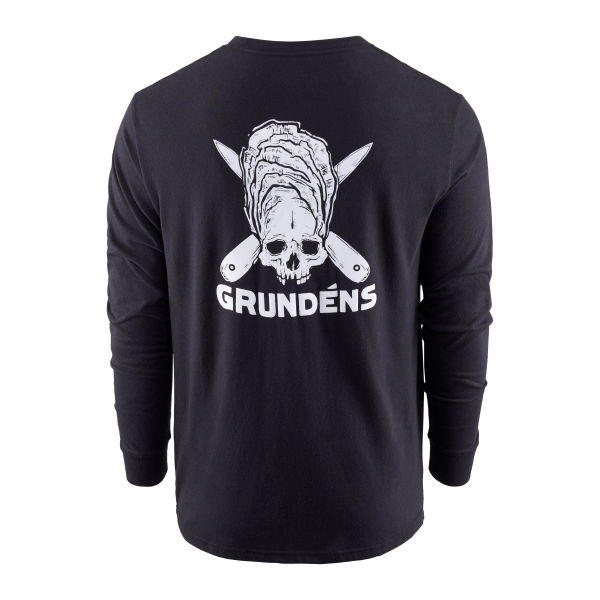 Grundens Zero Shucks LS T-Shirt Black