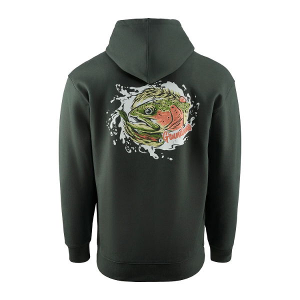 Grundens Bankside Breakfast Hoodie Deep Forest