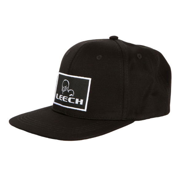 Leech Black Flat Cap