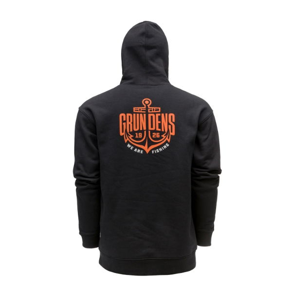 Grundens Commercial Boat Displacement Hoodie Athletic Heather