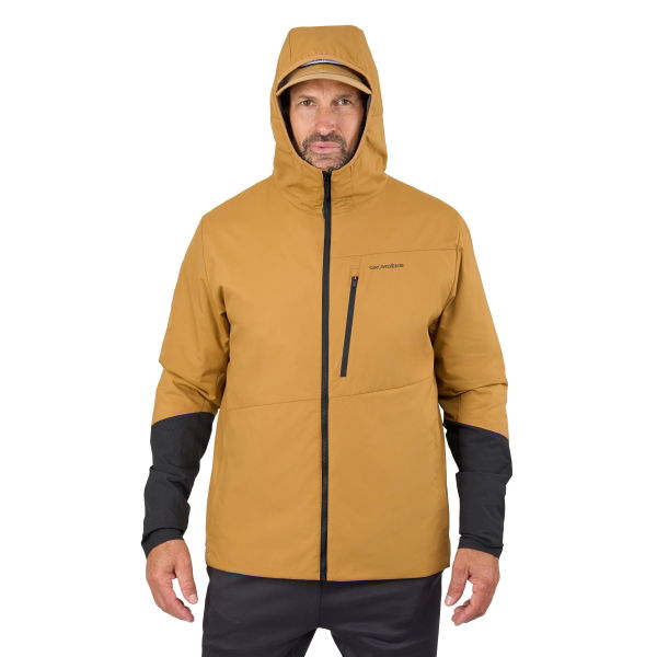 Grundens Turbulence Hybrid Hoodie Whiskey