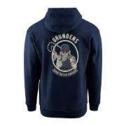 Grundens Displacement DWR Hoodie SL Guides Dark Navy