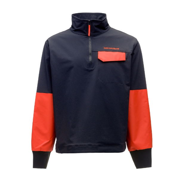 Grundens FishPicking Jacket Navy Orange