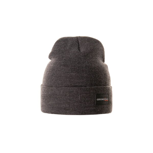 Grundens Watchhouse Beanie Logo Black Heather ONE SIZE