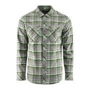 Grundens Dungeness Seawool Flannel Shirt Grass