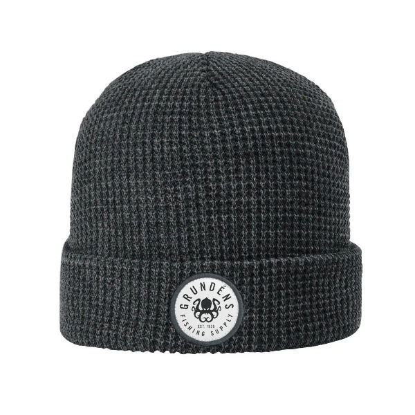 Kracken Waffle Beanie Heather Charcoal ONE SIZE