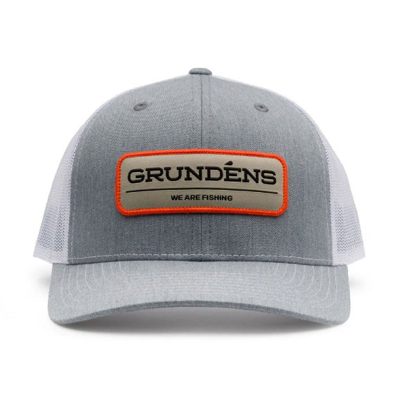 We Are Fishing Trucker  Heather Grey/White  ONE SIZE