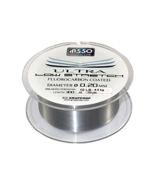 Asso Ultra Low Stretch Fluorocarbon 300m Spool