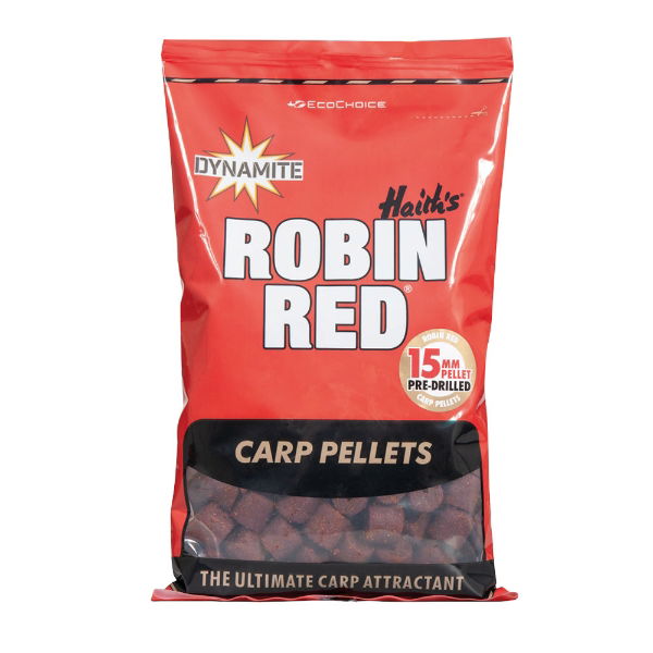 Robin Red Pellets 15mm Pre Drilled 900g 