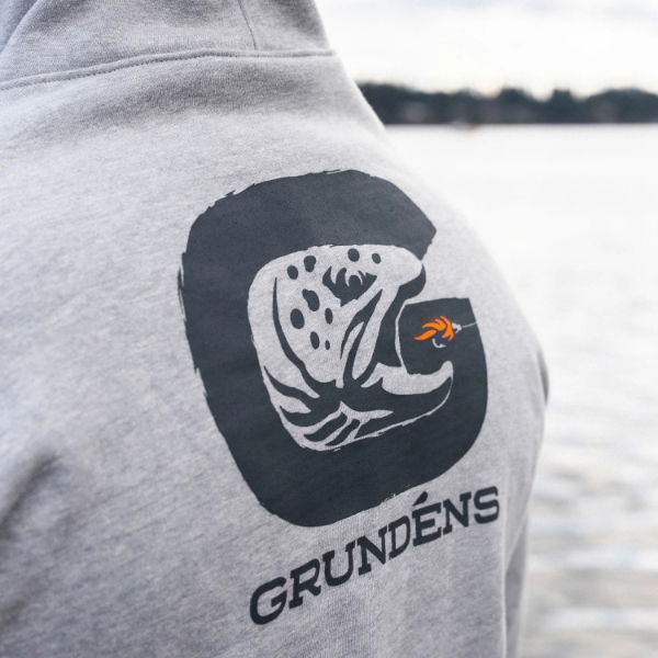 Grundens G Trout Hoodie Athletic Heather