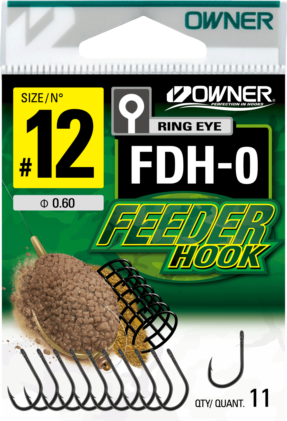 Owner Barbed Eyed Specimen Hook FDH-0 (56940)