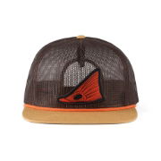 Grundens Tailing Red Mesh Trucker Dark Brown/Whiskey ONE SIZE