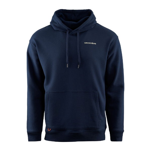 Grundens Displacement DWR Hoodie SL Guides Dark Navy