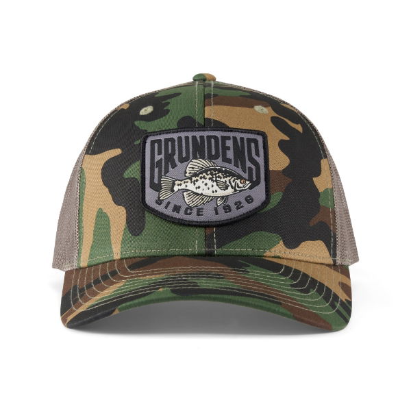 Grundens Crappie Patch Trucker Camo ONE SIZE