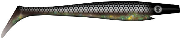 Pig Shad 20cm 50g  Midnight Shiner x2