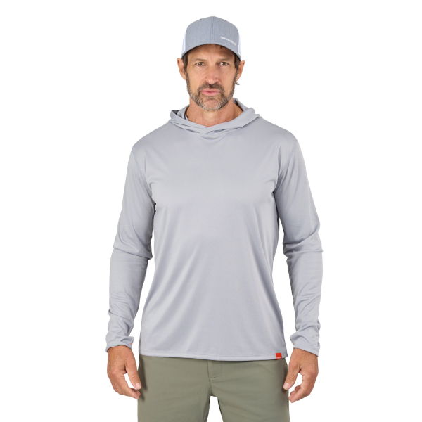 Grundens Tough Sun Masked Hoodie Mist