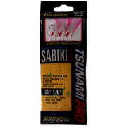 SureCatch Ultra One Touch 6 Hook Sabiki White Pink Tinsel
