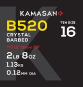 Kamasan B520 Whisker Barbed Spade Hooks to Nylon 