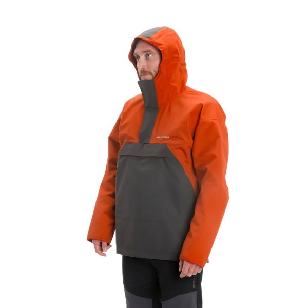 Grundens Full Share Anorak Black Grey