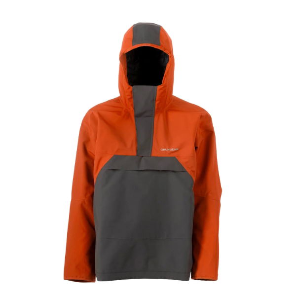 Grundens Full Share Anorak Black Grey