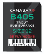 Kamasan B405 Trout Fly Tying Hooks 