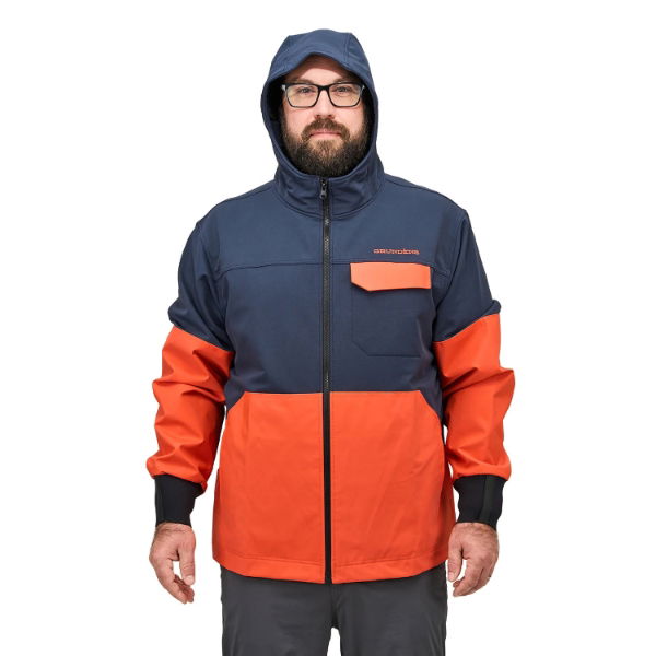 Grundens FishPicking Anorak Navy Orange