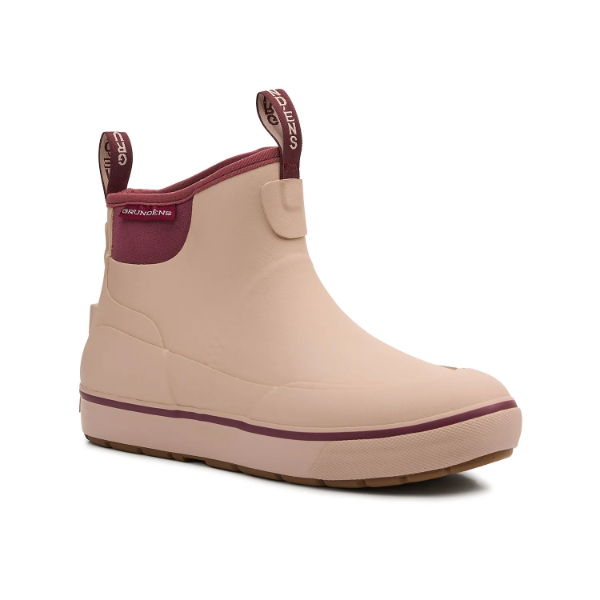 Grundens Womens Deck Boss Ankle Boot Dusty Rose