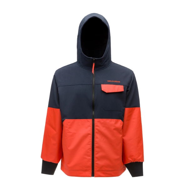 Grundens FishPicking Anorak Navy Orange