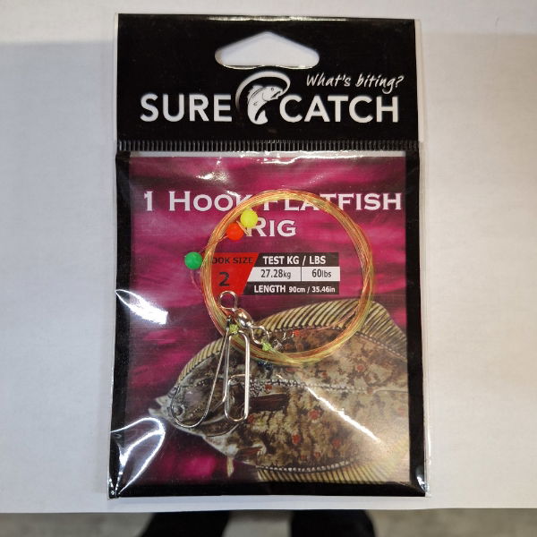 60lb PRO 1 HOOK FLATFISH #2 (dp)