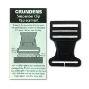 Grundens Plastic Hook for Suspender Black ONE SIZE