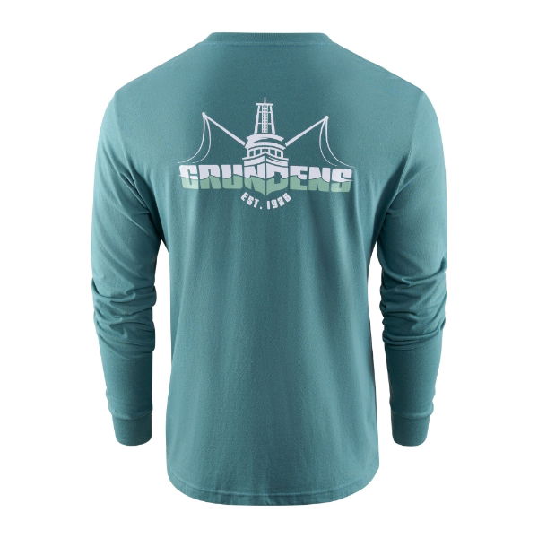 Grundens Logo Boat LS T-Shirt Urchin