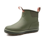 Grundens Womens Deck Boss Ankle Boot Deep Lichen Green