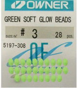 5197 GREEN SOFT GLOW BEADS