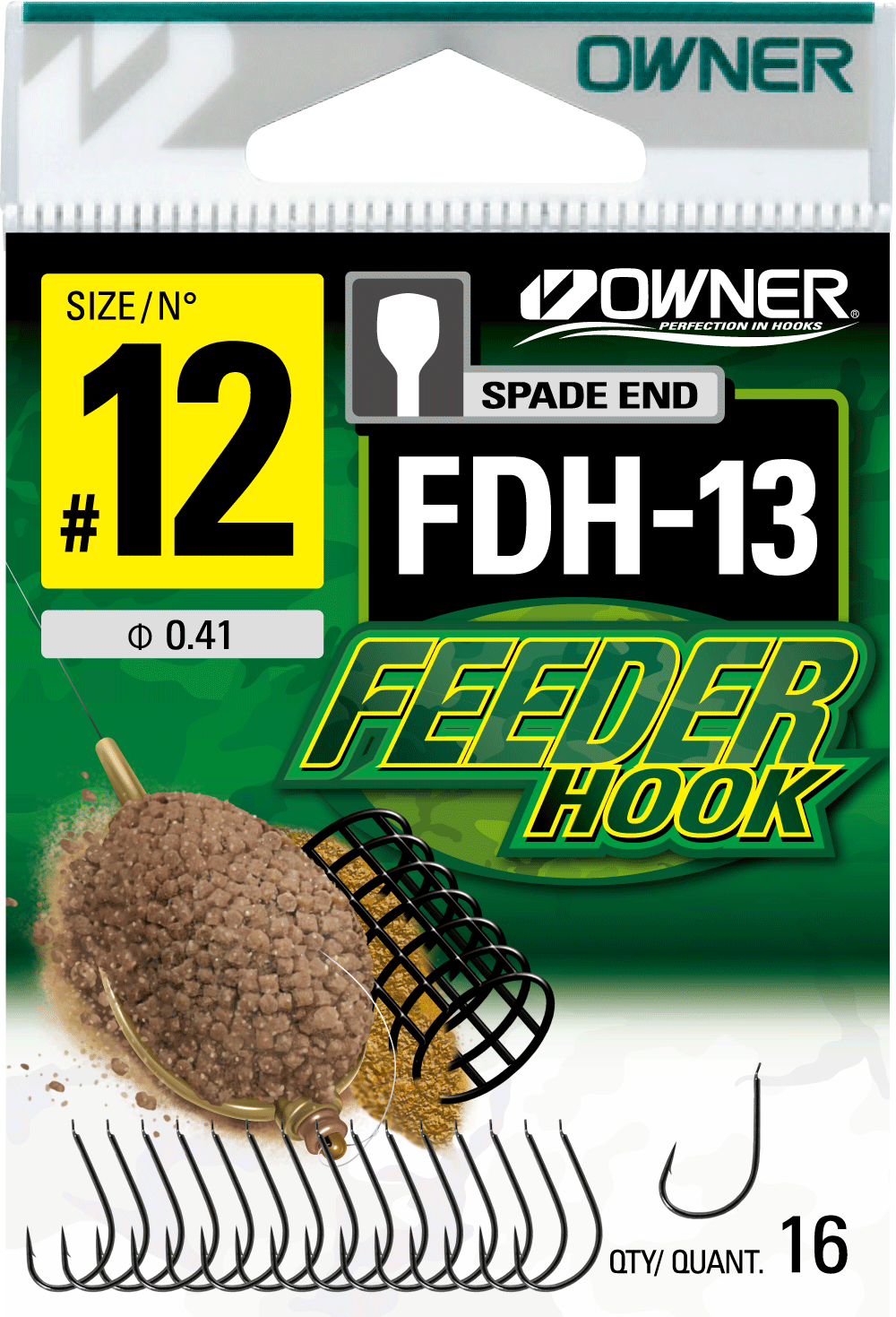 Owner Barbed Eyed Specimen Hook FDH-13 (56938)