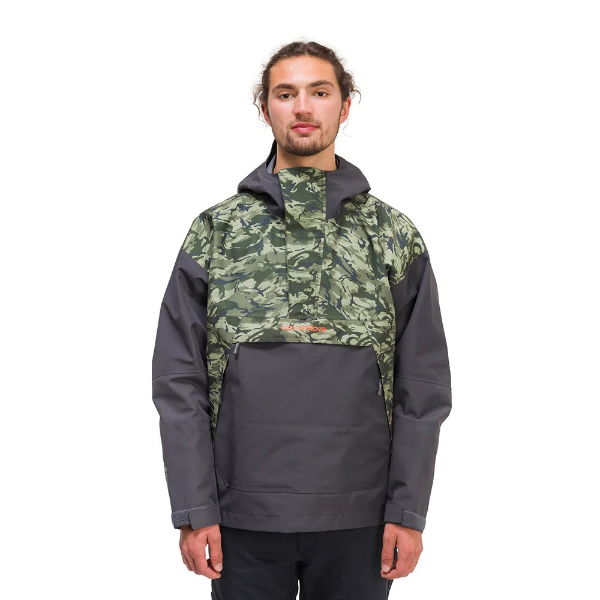 Grundens Buoy X Gore Tex Anorak Camo Green Anchor