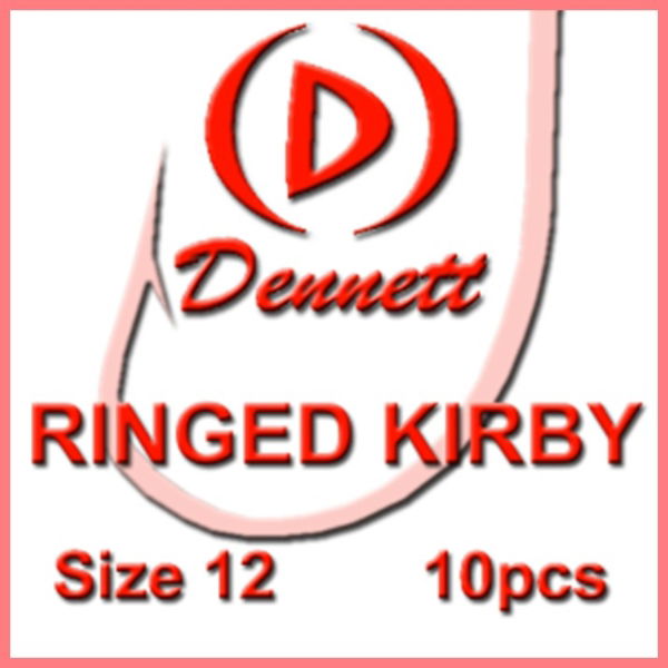 Dennett Ringed Kirby Bronze Hook 